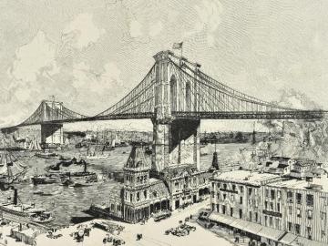The Bridge of Brooklyn, New York