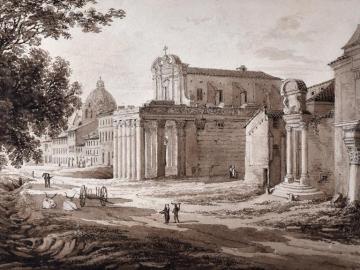 Rome, Temple of Antoninus and Faustina 