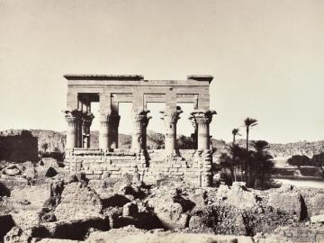 Temple at Philae, view from the side, Upper Egypt