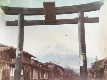 Fuji through a Torii