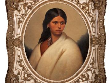 Portrait of a Choctaw girl