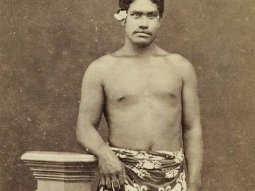 Portrait d'un jeune Tahitien, Papeete