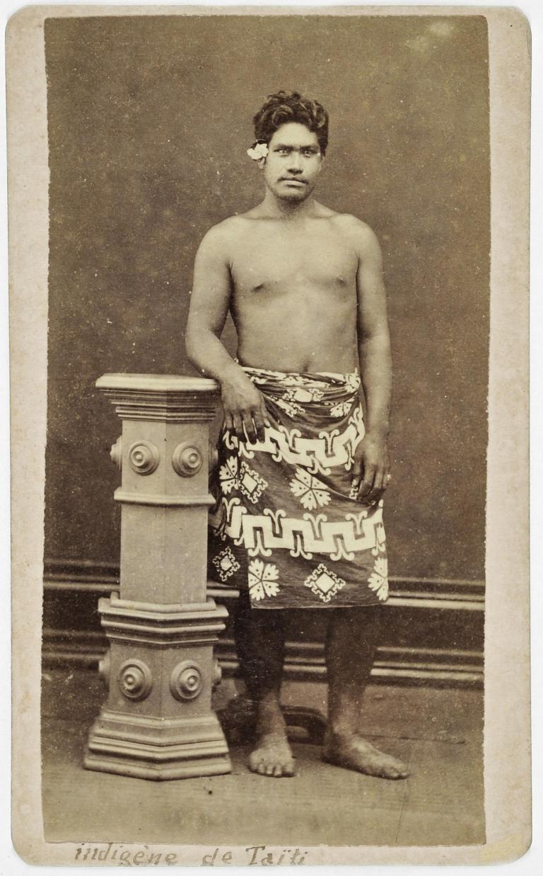 Portrait d'un jeune Tahitien, Papeete