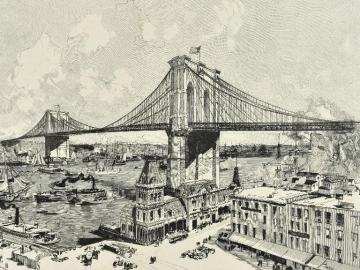 Le Pont de Brooklyn, New York