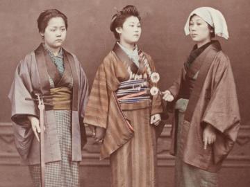 Jeunes Geishas, Japon