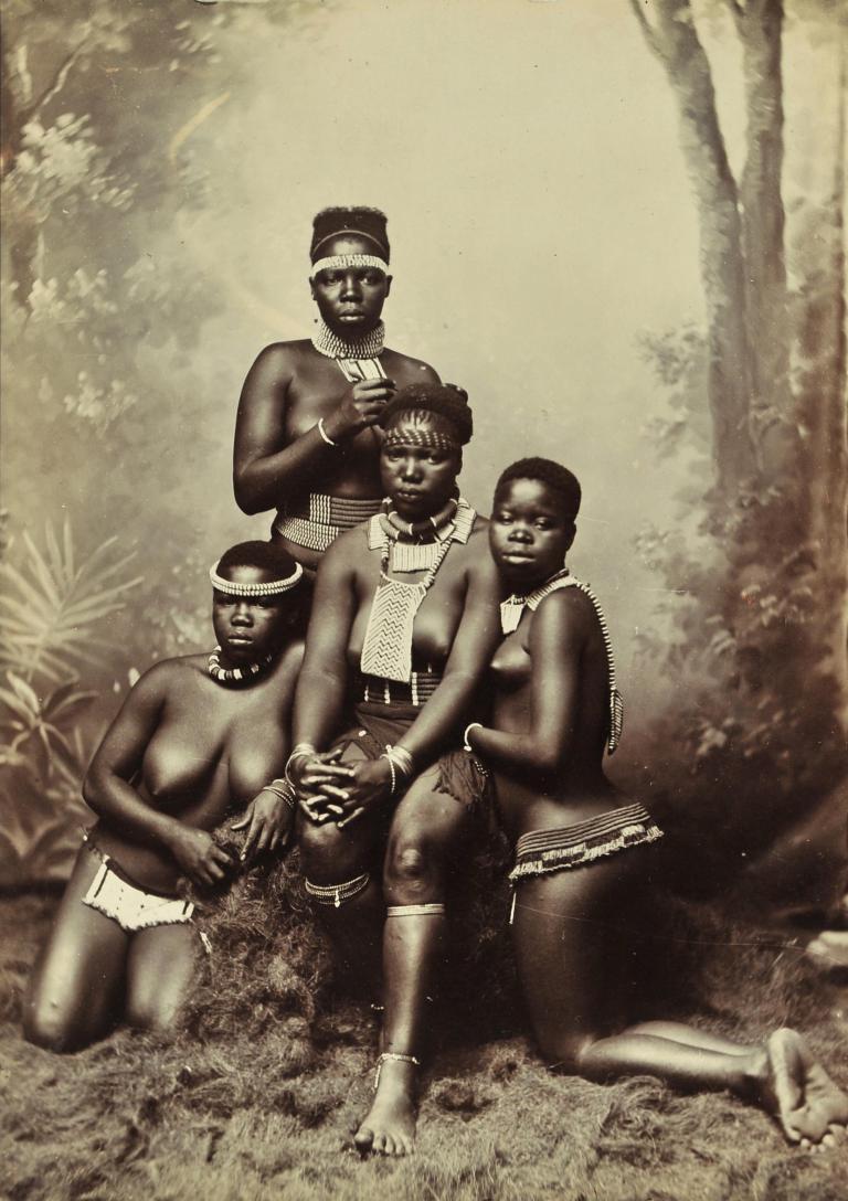 Portrait of Zulu young women