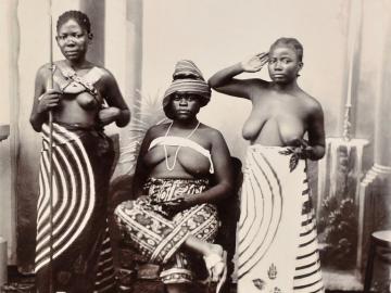 Portrait de trois femmes Swahili, Zanzibar