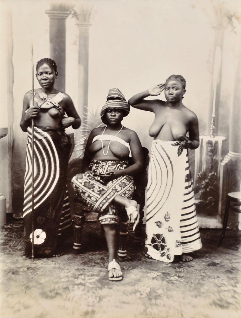 Portrait de trois femmes Swahili, Zanzibar