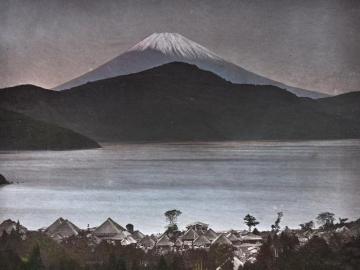 Fujiyama from Hakone village