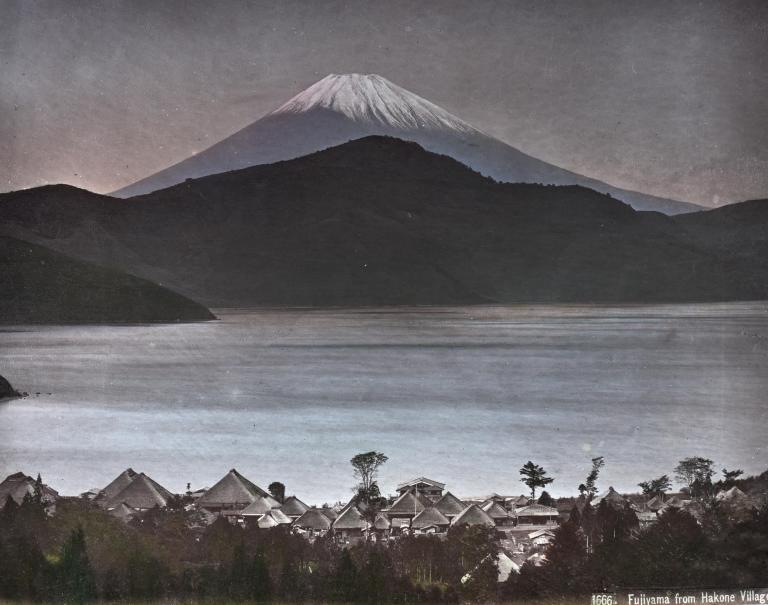 Fujiyama from Hakone village