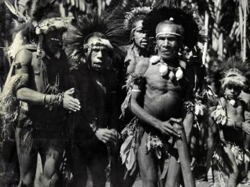 A lot of 31 photographs of Natives of Papua-New Guinea
