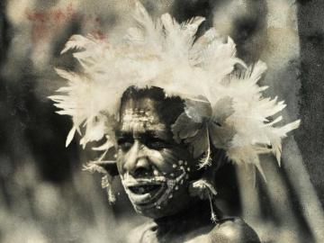 A lot of 31 photographs of Natives of Papua-New Guinea