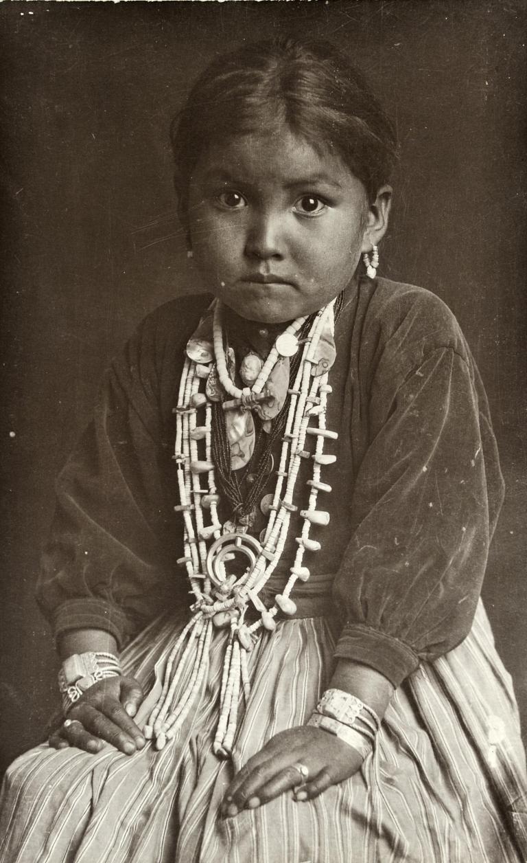 Petite fille Navajo, Arizona