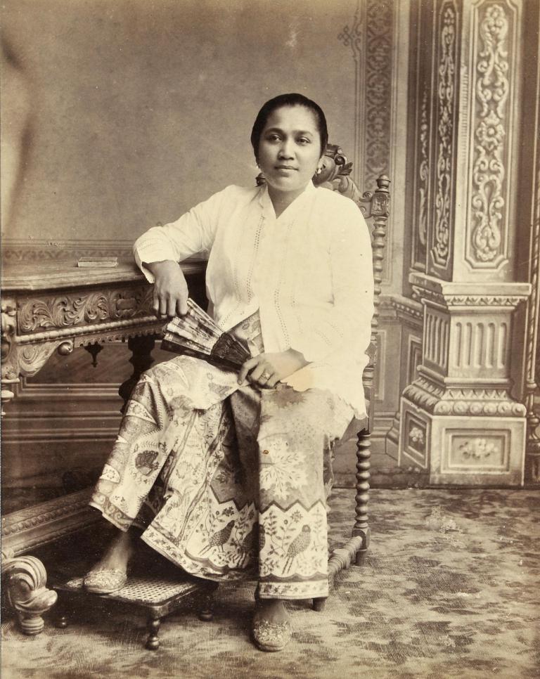 Portrait of a Javanese woman, Batavia