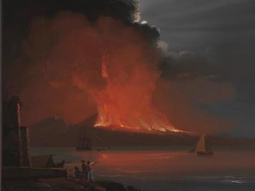 L'Eruption nocturne du Vésuve en 1810