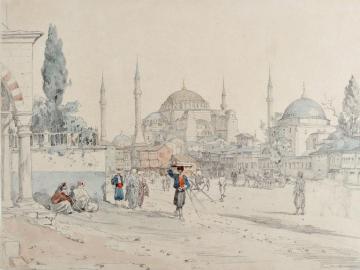 View of St Sophia, Constantinople