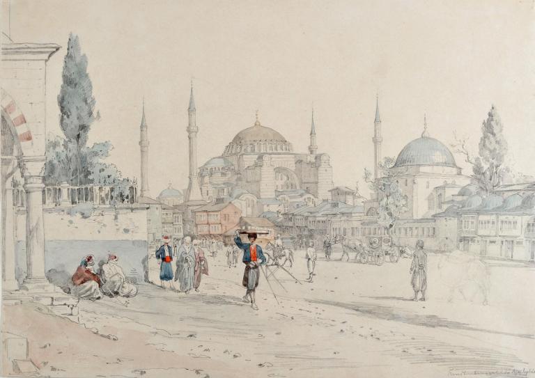 View of St Sophia, Constantinople