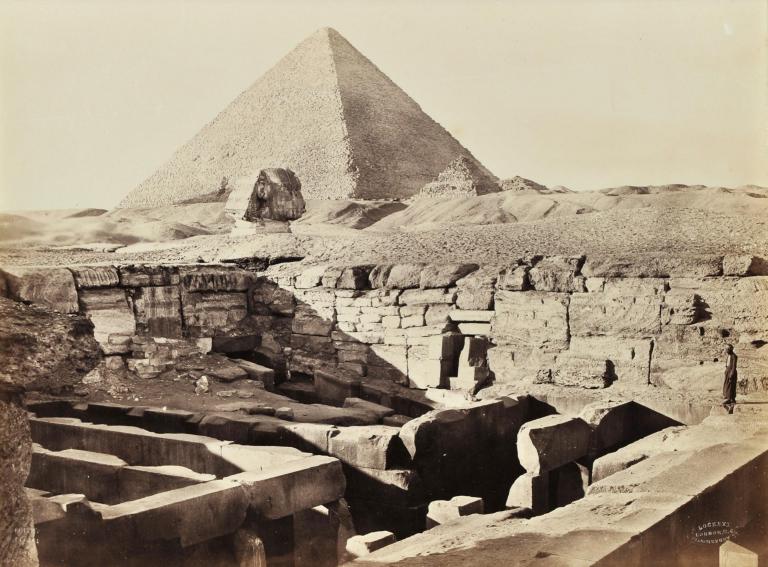 Vues du vieux Caire, pyramide de Giseh et temple d'Horus à Edfou