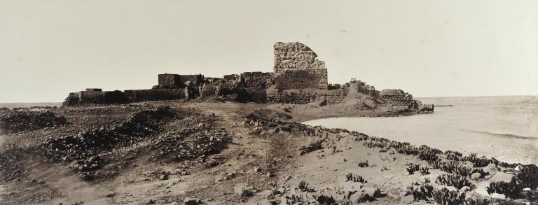 Kalaat-El-Athlit, vue panoramique côté de la Terre, Syrie