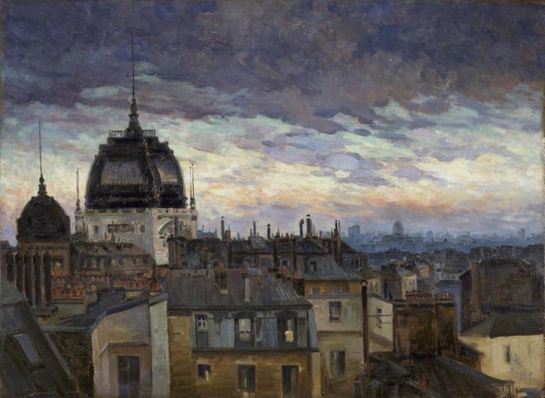 Sous le ciel de Paris (coupoles des magasins Dufayel)