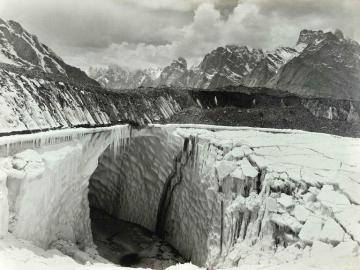 On the Baltoro Glacier, Karakoram