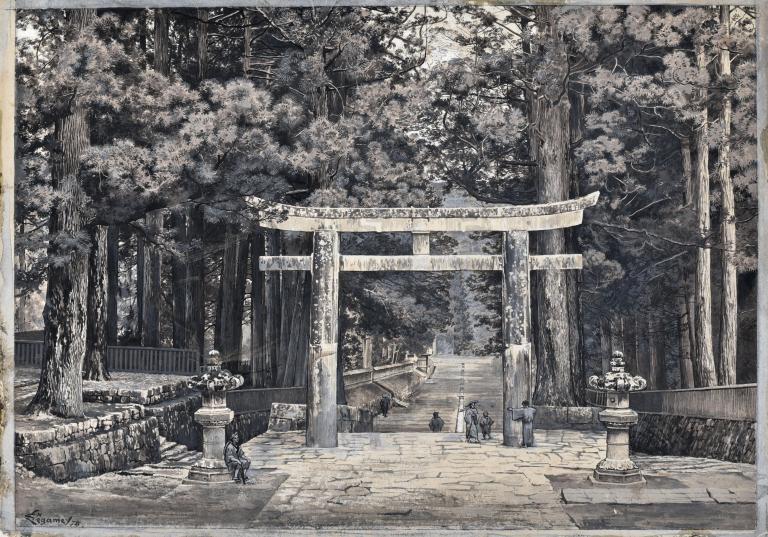 Le Grand Tori-i de Nikko, Japon 