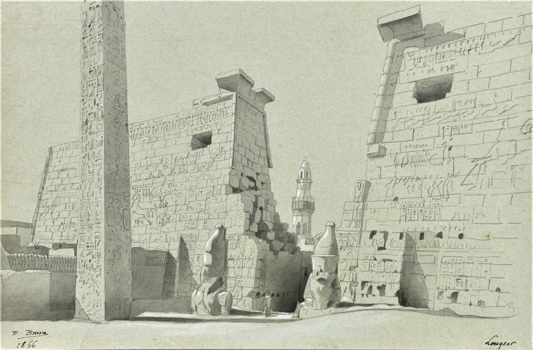 Temple d'Amon à Louxor, Egypte
