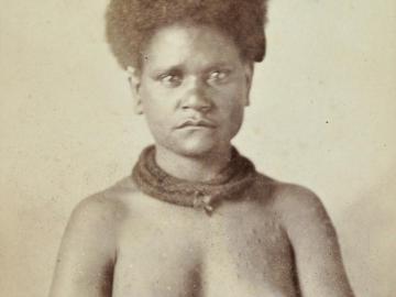 Jeune femme Kanak, Nouméa
