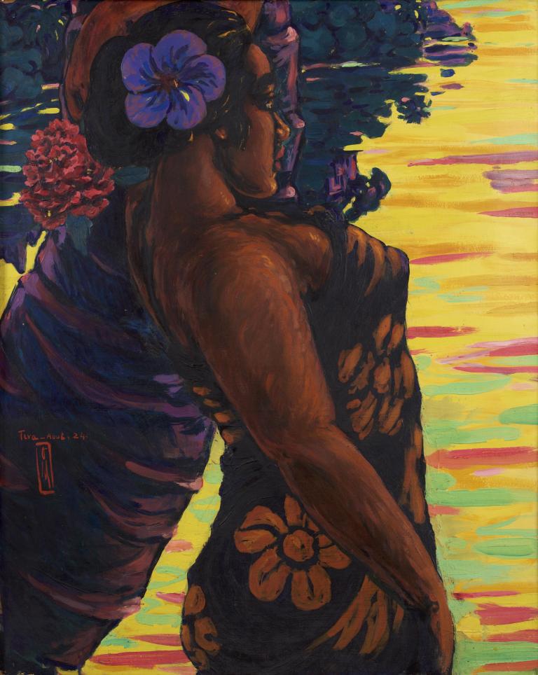 Vahine à la fleur d’hibiscus (Tahiti)