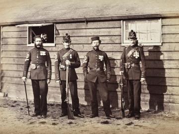 Officiers pendant la guerre de Crimée