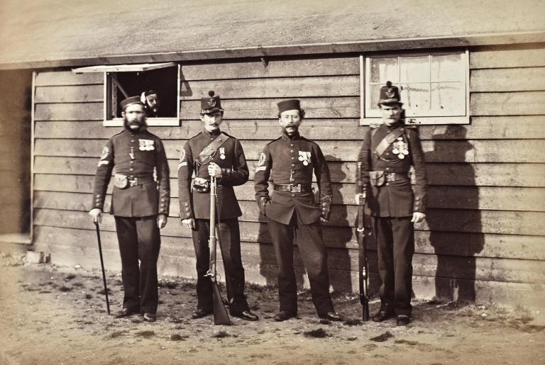 Officiers pendant la guerre de Crimée