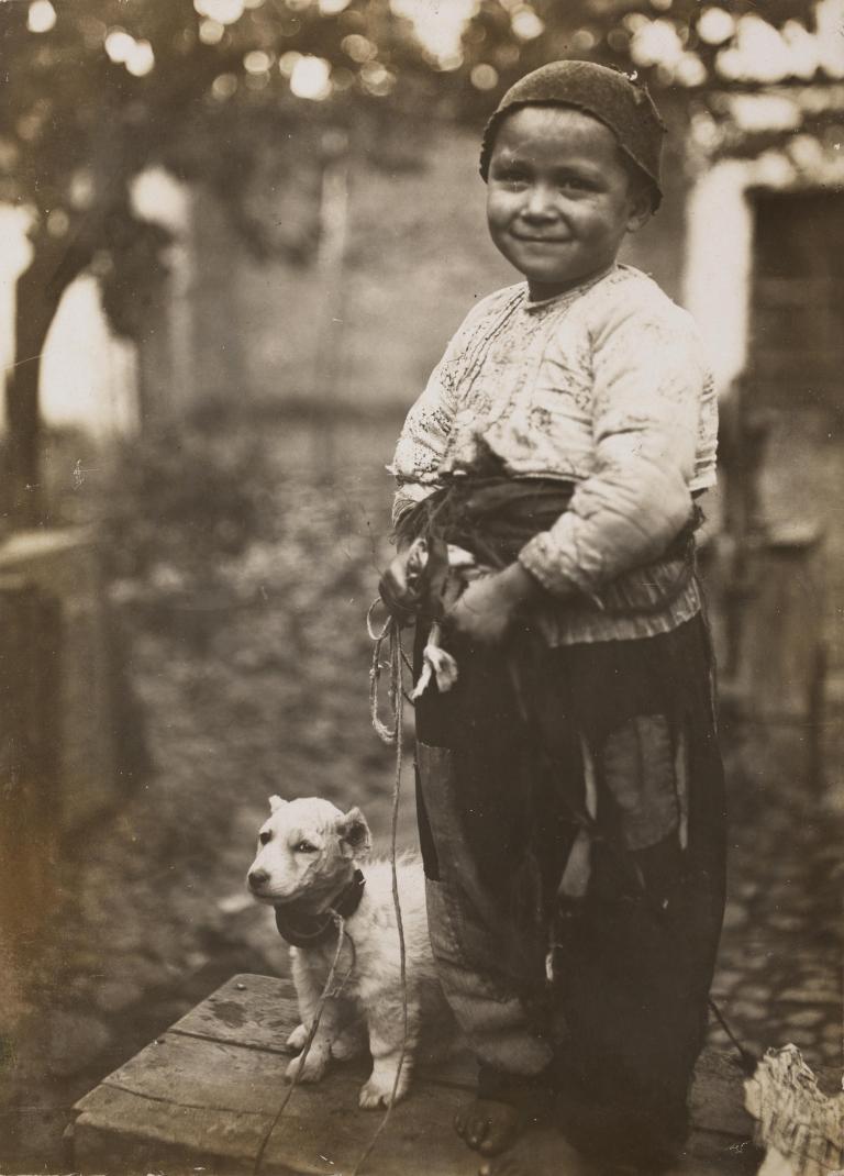 The boy and his dog (Balkan)