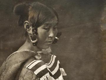 Portrait de femme Inuit