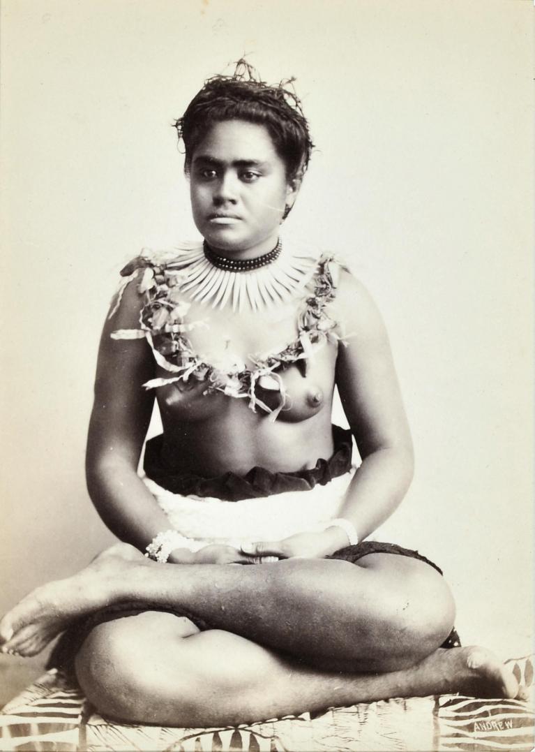 Portrait de femme, Samoa