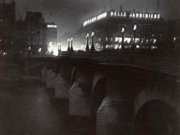 La Belle Jardinière, La Samaritaine et le Pont Neuf, Paris, décembre 1899