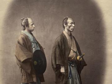 Samouraï et son serviteur