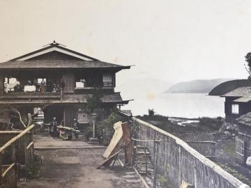 Fuji from Hafuya Hotel, Hakone Lake