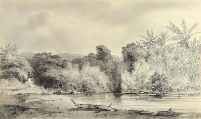 Entrée de la rivière de Païou, Vanikoro, Santa Cruz, îles Salomon