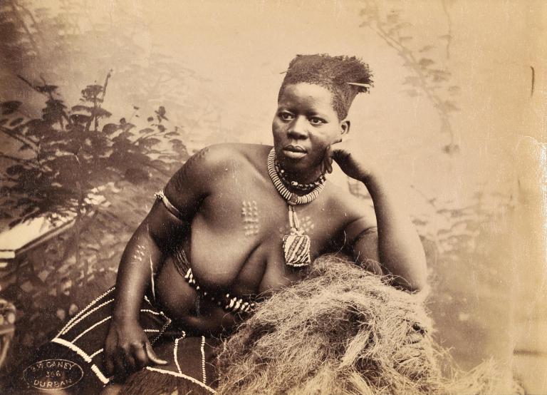 Portrait of a Zulu woman
