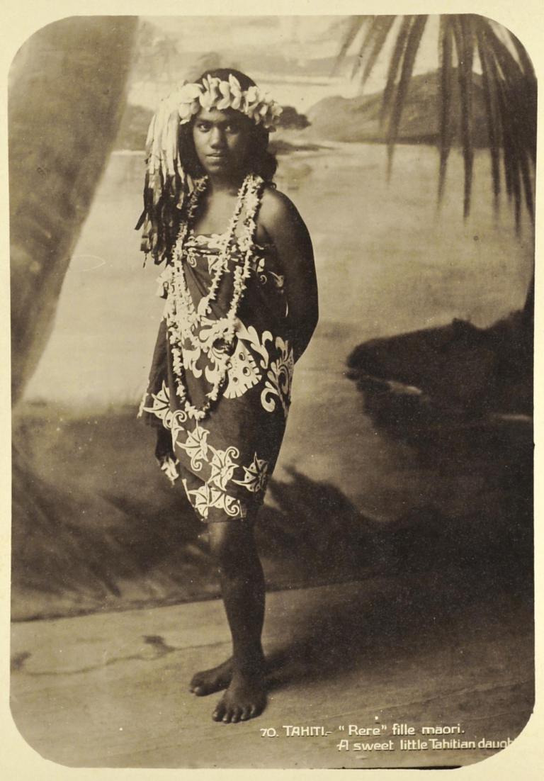 Jeune fille "Rere", Tahiti