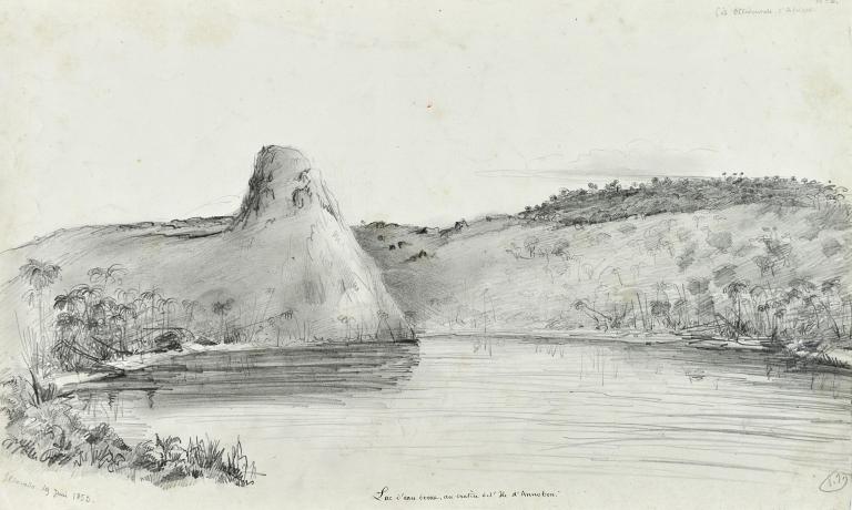 View of Lake, Annobon Island, Equatorial Guinea