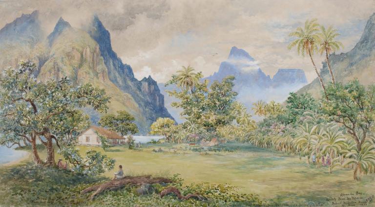 Opunuhu Bay, Moorea Island, Society Islands