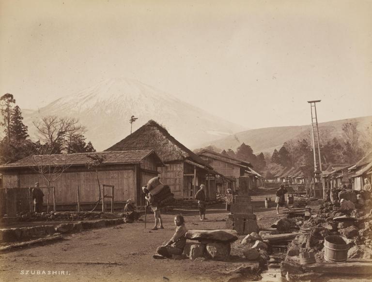Vue du Fuji de Szubashiri