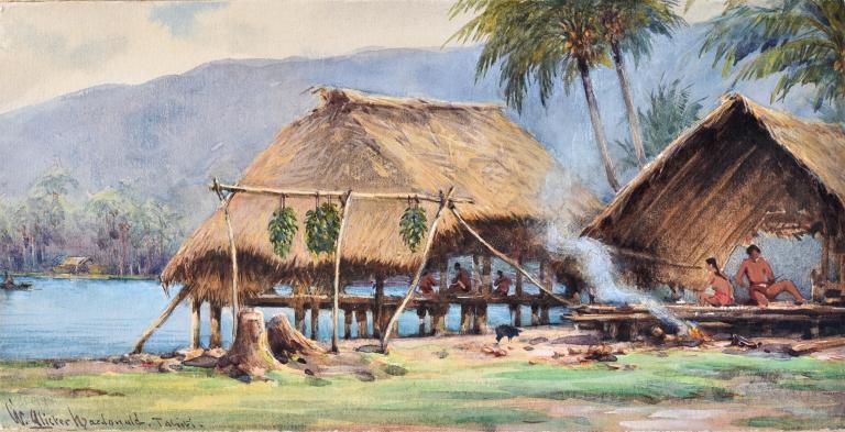 Native Houses, Tahaa, Raiatea