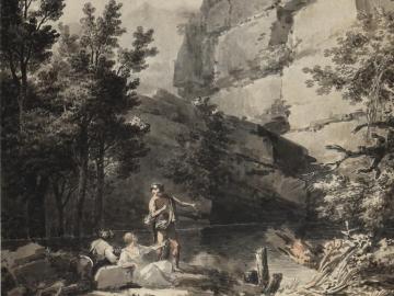 Landscape with rocks