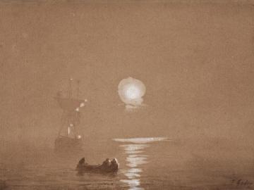 Marine au clair de lune 