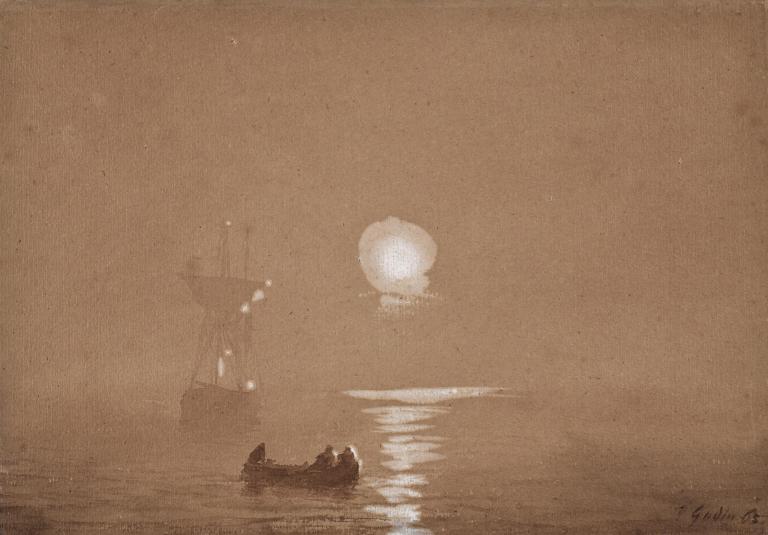 Marine au clair de lune 