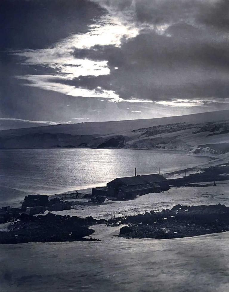 Capitain Scott's Winter Quaters at Cape Evans, Ross Island, march 1911