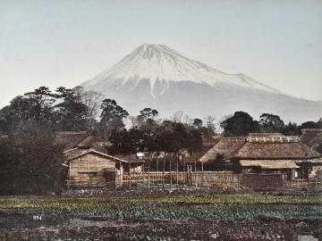 Fujiyama from Yoshiwara Farmhouse, Tokaido