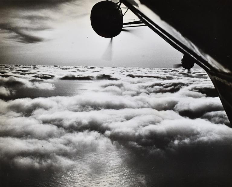 Sunrise above the clouds-View from the Hindenburg 